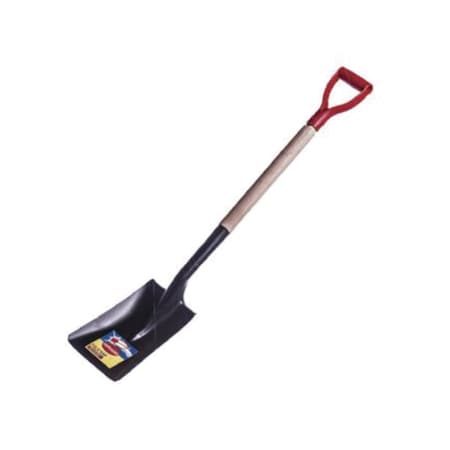 Herragro Square Point Shovel with wood Handle & Plastic Grip HG05430321